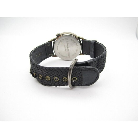 Vtg 1990 Women Guess Quartz WR Analog 34mm Dial Contemporary‎ Round Watch (F157) main image 5